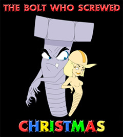 bolt who screwed christmas shirt